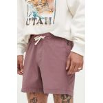 Hollister Co. pantaloni scurti barbati, culoarea violet