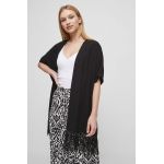Medicine kimono culoarea negru, neted