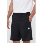 adidas pantaloni scurti barbati, culoarea negru