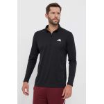 adidas Performance hanorac de antrenament Training Essentials culoarea negru, cu imprimeu