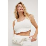 Answear Lab curea femei, culoarea alb