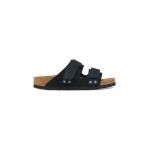 Birkenstock papuci din piele Uji femei, culoarea negru, 1024832