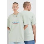 On Vacation tricou din bumbac culoarea verde, cu imprimeu