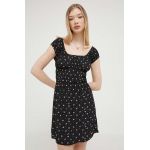 Tommy Jeans rochie culoarea negru, mini, evazati