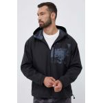 adidas Originals geaca barbati, culoarea negru, de tranzitie