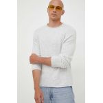 American Vintage pulover din amestec de lana barbati, culoarea gri, light