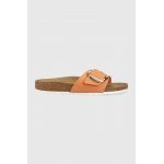 Birkenstock papuci Madrid Big Buckle femei, culoarea portocaliu 1025532