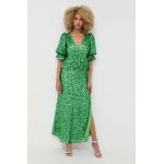 Notes du Nord rochie culoarea verde, maxi, drept