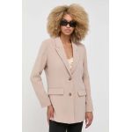 Notes du Nord sacou culoarea bej, oversize, neted