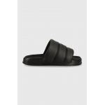 adidas Originals papuci Adilette Essential Slide femei, culoarea negru, cu platforma IE9641