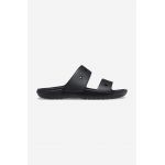 Crocs slapi Classic Sandal Kids culoarea negru