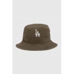 47brand pălărie din bumbac MLB Los Angeles Dodgers culoarea verde, bumbac
