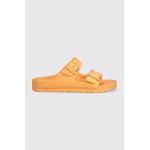 Birkenstock papuci Arizona EVA femei, culoarea portocaliu, 1025586