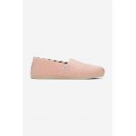 Toms espadrile Alpargata 10019634 PEACH BLUSH femei, culoarea portocaliu