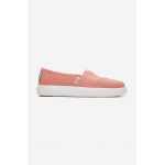 Toms espadrile Canvas Mallow Sneaker culoarea portocaliu