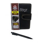 Agenda cu pix mica, inchidere capsa, 100k, En-gross