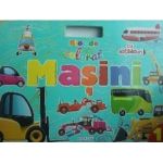 Masini 2 - Bloc de colorat cu abtibilduri