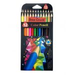 Set 12 creioane colorate StarColors, En-gross