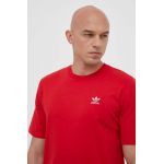 adidas Originals tricou din bumbac culoarea rosu, cu imprimeu