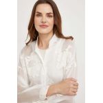 Answear Lab camasa femei, culoarea alb, relaxed