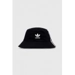 adidas Originals palarie din bumbac culoarea negru, bumbac