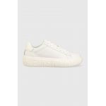 Tommy Jeans sneakers din piele TJW NEW CUPSOLE LEATHER culoarea alb, EN0EN02212