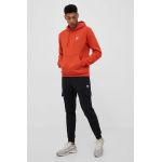 adidas Originals bluza barbati, culoarea portocaliu, cu glugă, neted