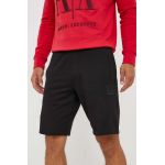 Armani Exchange pantaloni scurti din bumbac culoarea negru