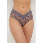 Chantelle chiloti culoarea gri, transparent