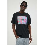 Levi's tricou din bumbac culoarea negru, cu imprimeu