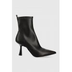 MICHAEL Michael Kors botine Clara femei, culoarea negru, cu toc cui, 40F3CLME5L