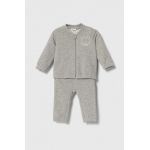 United Colors of Benetton trening din bumbac pentru bebelusi culoarea gri