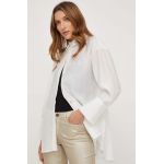 Answear Lab camasa femei, culoarea alb, cu guler clasic, relaxed