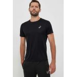 Asics tricou de alergare Core culoarea negru, neted