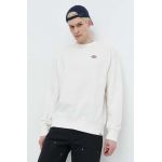 Dickies hanorac de bumbac barbati, culoarea negru, neted