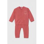 United Colors of Benetton trening din bumbac pentru bebelusi culoarea violet