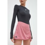 adidas Performance fustă sport Club culoarea roz, mini, drept