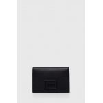 HUGO carcasa din piele culoarea negru