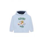 Kenzo Kids bluza copii cu glugă, cu imprimeu