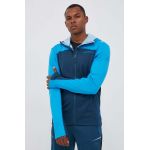 LA Sportiva hanorac Cosmic Hoody culoarea albastru marin, cu glugă, modelator