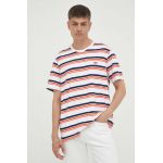 Levi's tricou din bumbac culoarea alb, modelator