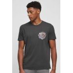 Medicine tricou din bumbac culoarea gri, cu imprimeu
