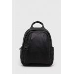 Answear Lab ghiozdan de piele femei, culoarea negru, mic, neted