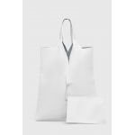 Answear Lab poseta de piele culoarea alb