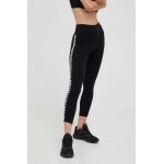 Dkny colanti femei, culoarea negru, cu imprimeu