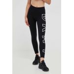 Dkny colanti femei, culoarea negru, cu imprimeu