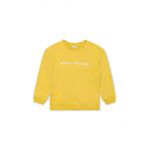 Marc Jacobs bluza copii culoarea galben, cu imprimeu