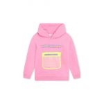 Marc Jacobs bluza copii culoarea roz, cu glugă, cu imprimeu
