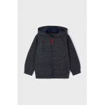 Mayoral bluza copii culoarea gri, cu glugă, neted