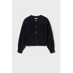 Mayoral cardigan cu amestec de lână pentru copii culoarea negru, light